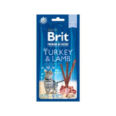 Brit Premium by Nature Cat Sticks with Turkey & Lamb 3ks