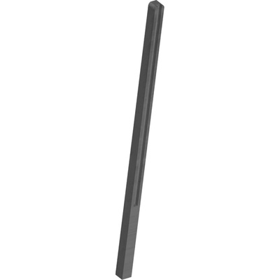 Sloupek plotový koncový U 2m přírodní – 2750×115×125 mm