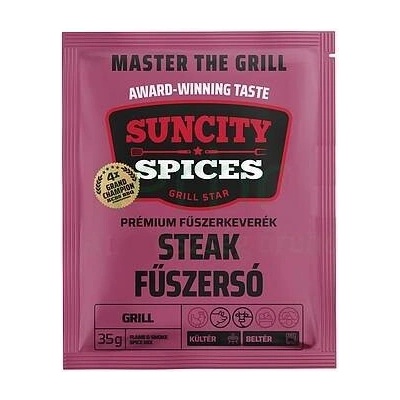 SunCity Prémiový BBQ koření na steak grilovací směs na hovězí maso 35 g