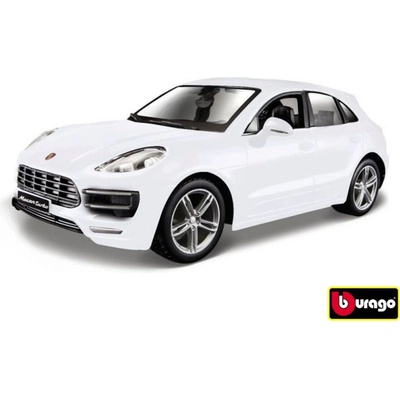 Bburago Plus Porsche Macan bílá 1:24