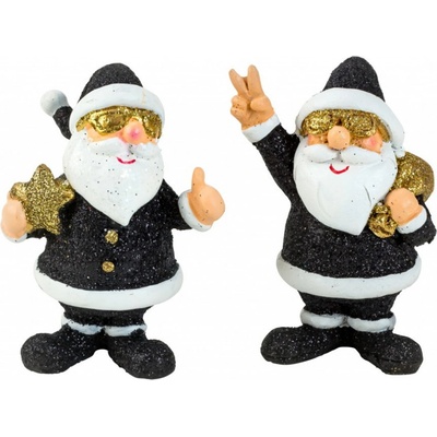 Santa 7,5cm s okuliarmi rôzny motívy