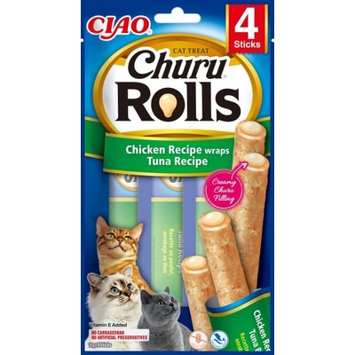 Churu Cat Bites Chicken wraps&Tuna Purée 3 x 10 g