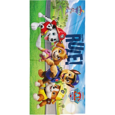 Carbotex osuška Tlapková Patrola všechny Tlapky do Centrály 70 x 140 cm