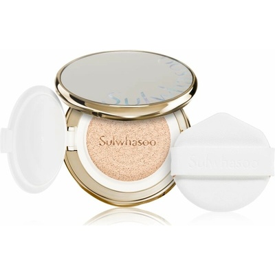 Sulwhasoo Perfecting Cushion dlhotrvajúci make-up v hubke SPF 50+ + náhradná náplň 21N1 Beige 2 x 15 g