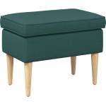 vidaXL Пуф за крака Тъмнозелено 55 x 35 x 41 см (42029979)