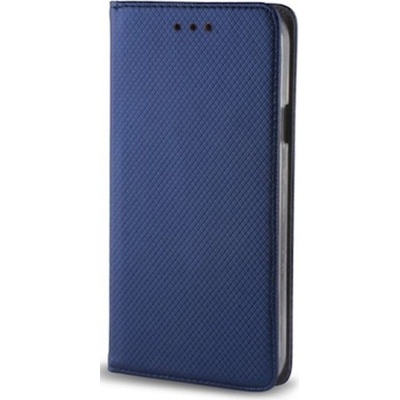 Pouzdro Smart magnet Huawei Y6 2019 navy modré – Zboží Mobilmania