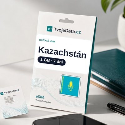 eSIM Kazachstán 1 GB / 7 dní