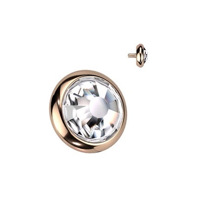 Šperky4U Náhradní kamínek titan TIT1076RDC