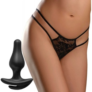 Pipedream Секси прашки с перли и анален Butt Plug "HOOKUP PANTIES" 2 части