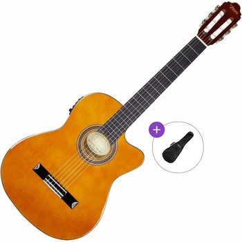 Valencia VC104TCE Basic SET 4/4 Natural Класическа китара с предусилвател