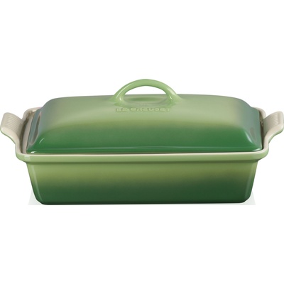 Le Creuset Форма за печене Heritage с капаче 33 см бамбуково зелена (61002404080005)