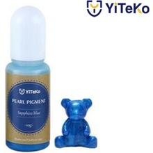 YiTeKo Perleťový pigment do pryskyřice 18 safírově modrá 10 ml