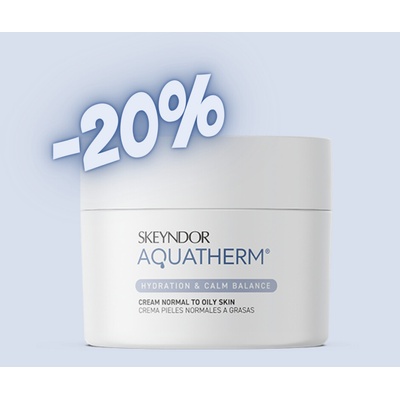 Skeyndor Aquatherm Cream krém pro normální až mastnou citlivou pleť 50 ml