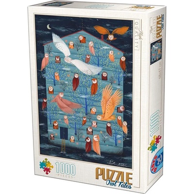 D-Toys - Puzzle Puzzle 1000 pieces Owl Tales - 1 000 piese