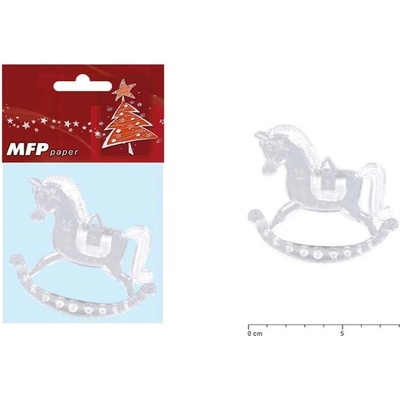 MFP Paper kůň 8cm/2ks akrylový
