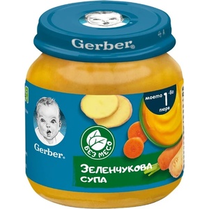 Gerber Зеленчукова супа 125г