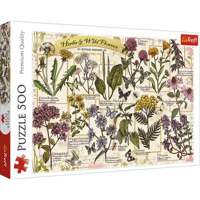 TREFL Herbarium Léčivé byliny 500 dielov