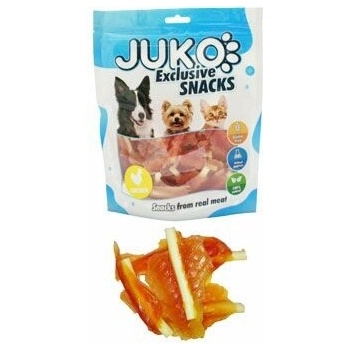 JUKO Snacks Mini Chicken Soft Jerky with Calcium Bone 250 g