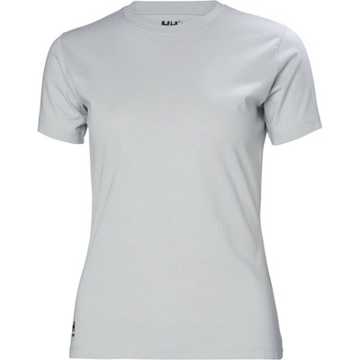 Helly Hansen Tričko Manchester Classic 79163 krátký rukáv dámské COT-599163x4500 Šedá mlhavě