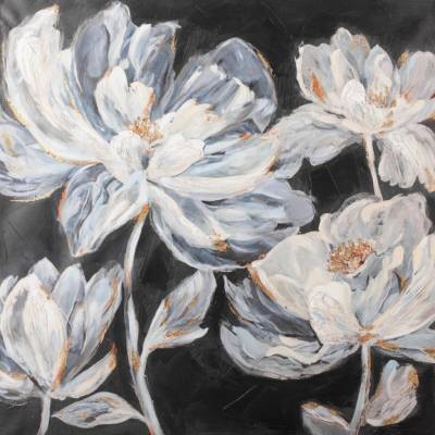 OBRAZ 430A 80X80 CM ČIERNY
