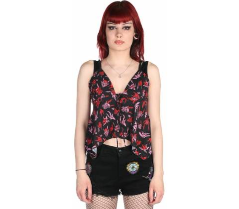 Killstar Hellborn Blouse černá