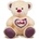Amek Toys ПЛЮШЕНО МЕЧЕ СЪС СЪРЦЕ И ЛИЛАВИ ЛАПИ 50 СМ