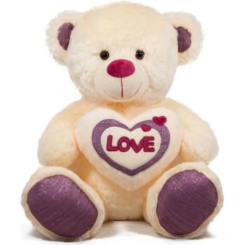 Image 1 of Amek Toys ПЛЮШЕНО МЕЧЕ СЪС СЪРЦЕ И ЛИЛАВИ ЛАПИ 50 СМ