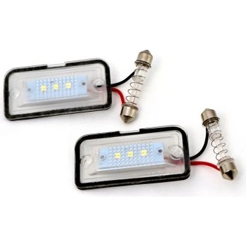 Image 1 of Плафони за осветление на задния номер за Mercedes W209 CLK, 61x31 mm