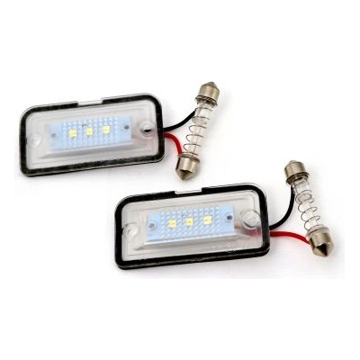 Плафони за осветление на задния номер за Mercedes W209 CLK, 61x31 mm