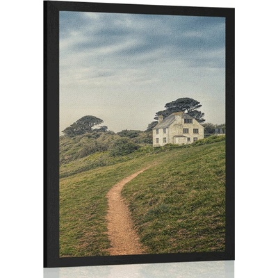 Plakát dům na útesu - 20x30 black