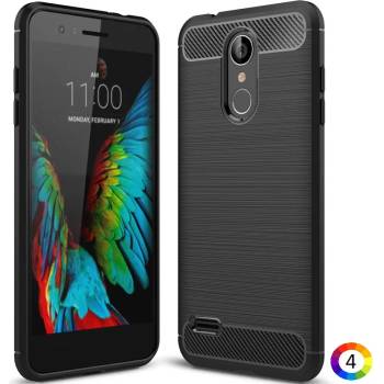 Image 1 of LG K8 (2018) Carbon Fiber Удариустойчив Калъф и Протектор