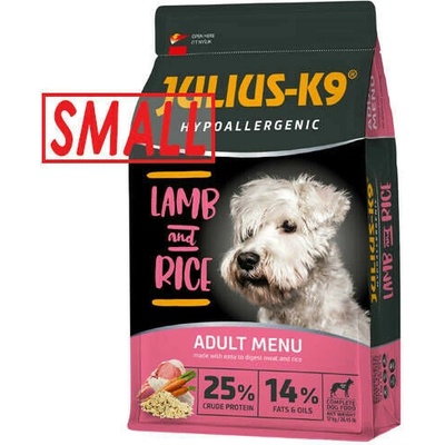 Julius K-9 HighPremium Adult Small Hypoallergenic Lamb & Rice 12 kg