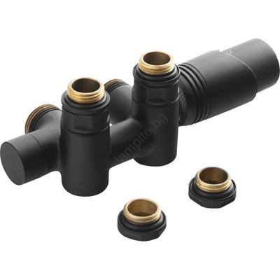 SAPHO - Термостатен к-кт за централен монтаж WICHER матов черен (SH0320)