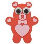 Arpex DIY foam teddy bear sticker (WA3971)