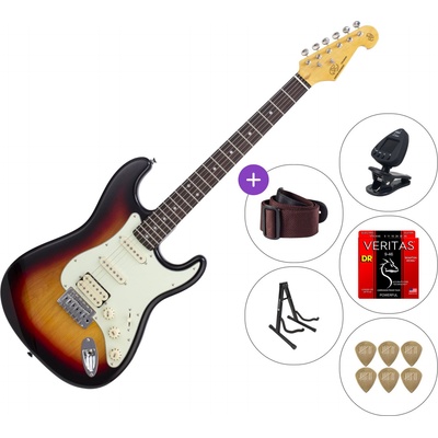 SX SST62+ /HSS SET 3 3-Tone Sunburst Електрическа китара