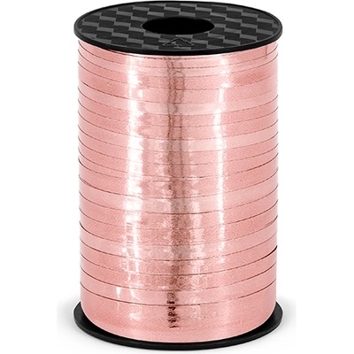 PartyDeco Лента за балони - розово злато 225м