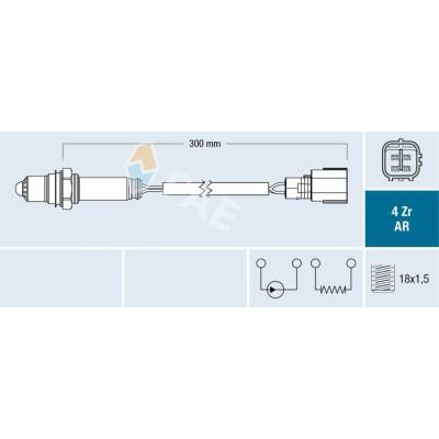 Lambda sonda FAE 75655