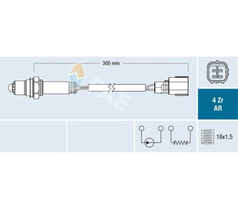 Lambda sonda FAE 75655
