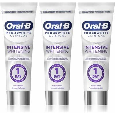 Oral-B Pro-3D White Intensive Whitening intenzívna bieliaca 3 x 75 ml