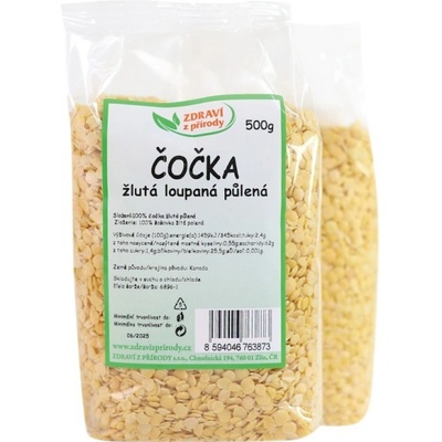 IPJ Natur Čočka žlutá půlená 0,5 kg