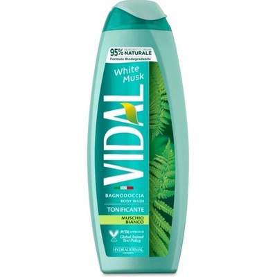 Vidal sprchový gel Muschio Bianco 600 ml
