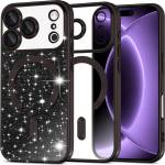 Techsuit Калъф Techsuit Luxury Glitter MagSafe - iPhone 18 Pro / iPhone 17 Pro - Черен