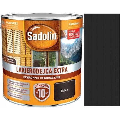 Lazura na dřevo Sadolin Extra Eben 2,5L