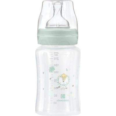 KikkaBoo dojčenská fľaša Jungle King Mint 240ml