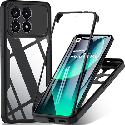 Techsuit Калъф за Xiaomi Poco F8 Pro - Techsuit ColorVerse 360 Series + Протектор - Черен