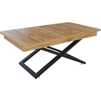 IVM BG Разтегателна маса Барселона с повдигащ механизъм - дъб вотан