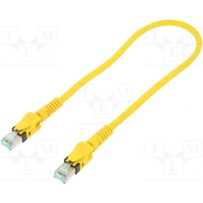 Harting 09488585745005 Patch S/FTP Cat 6a lanko Cu 0,5m žlutý