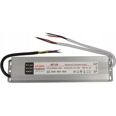 Napájecí zdroj Bowi 24V DC 200W IP67 pro LED pásky