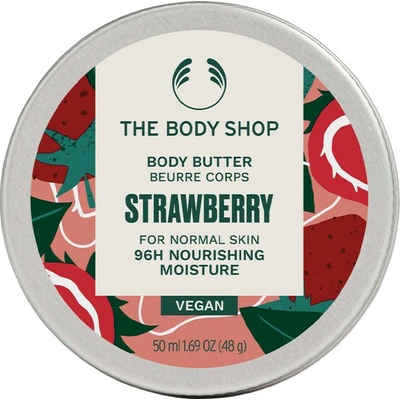 The Body Shop Strawberry telové maslo pre normálnu pokožku 50 ml