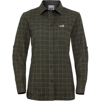 Košeľa Merkel Gear Element Check olivová